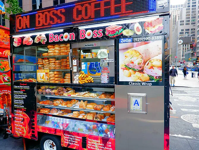 Colazione a New York - Cibo di strada