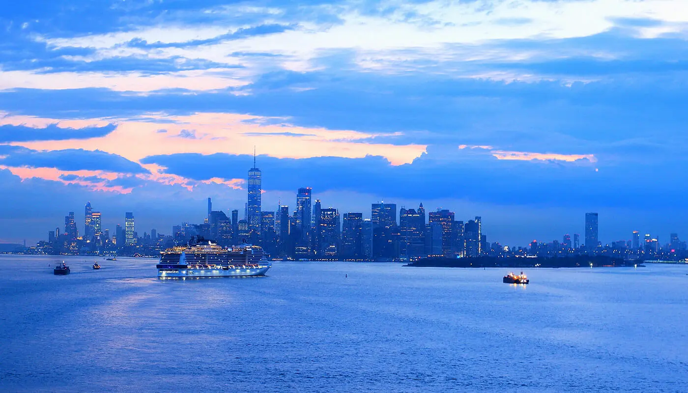 Bayonne Cruise Port nel New Jersey Cape Liberty Cruise Port Manhattan