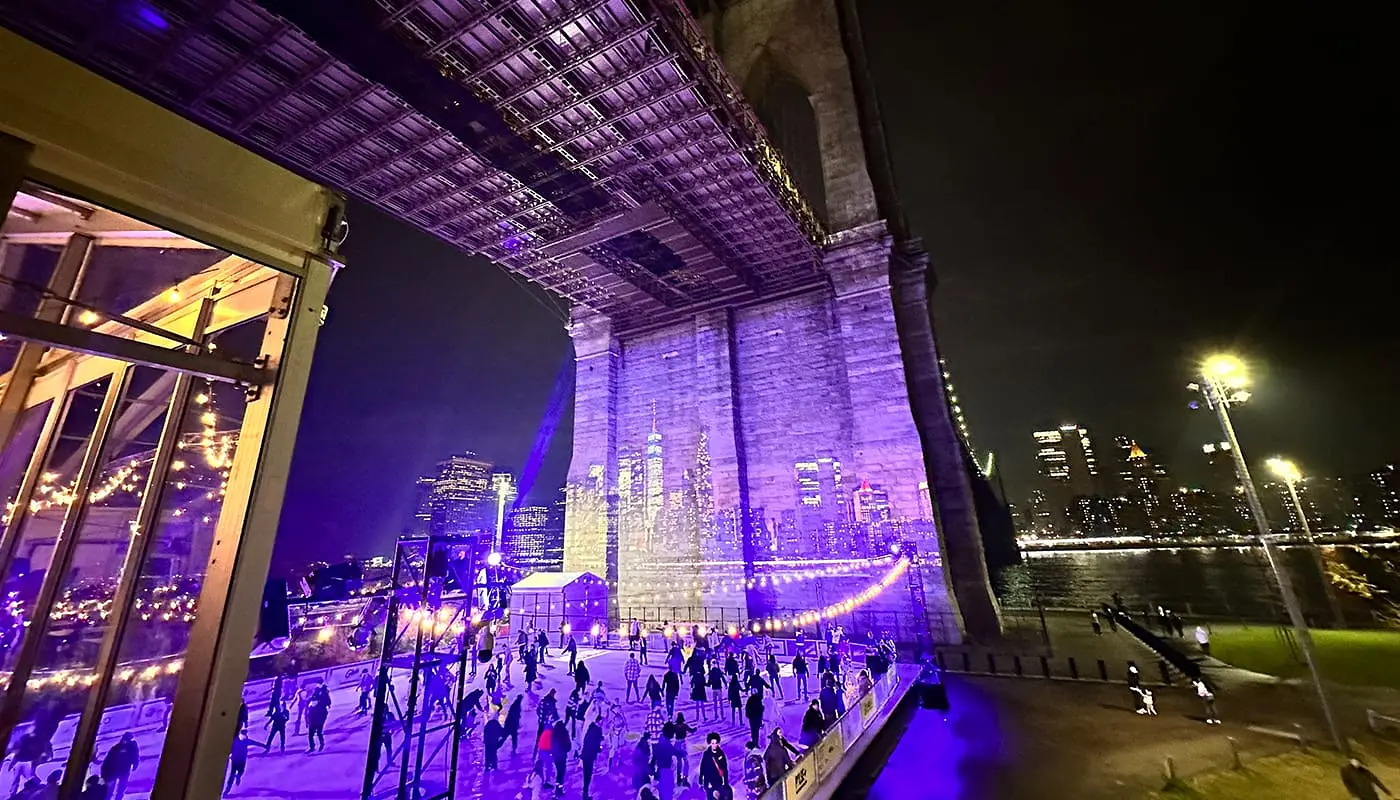 Pattinare a New York - Brooklyn Bridge Park