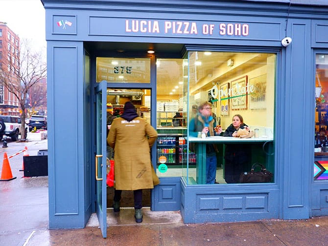 La migliore pizza a New York - Lucia Pizza a SoHo