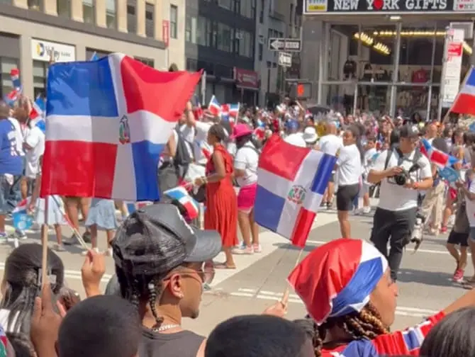 La Dominican Day Parade di New York