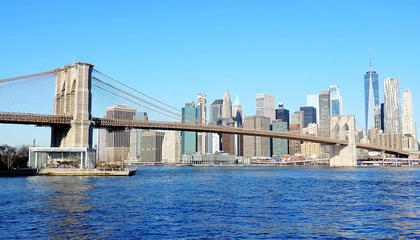 Ponte di Brooklyn a New York - Brooklyn Bridge Park