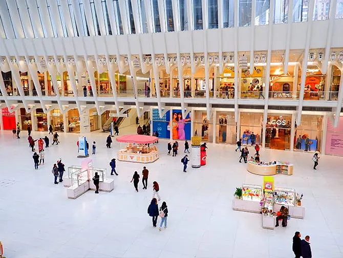 Oculus di New York - Westfield World Trade Center Mall