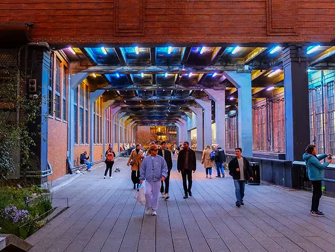 L'High Line a New York - Chelsea Market Passage