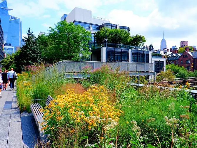 L'High Line a New York - Vista