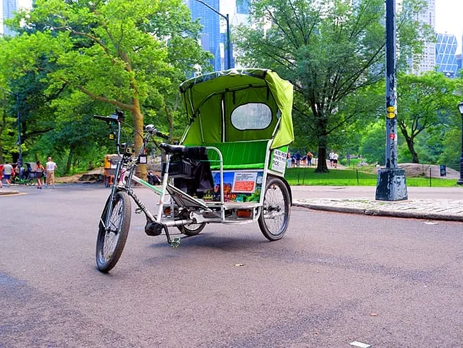 Tour in risciò a Central Park