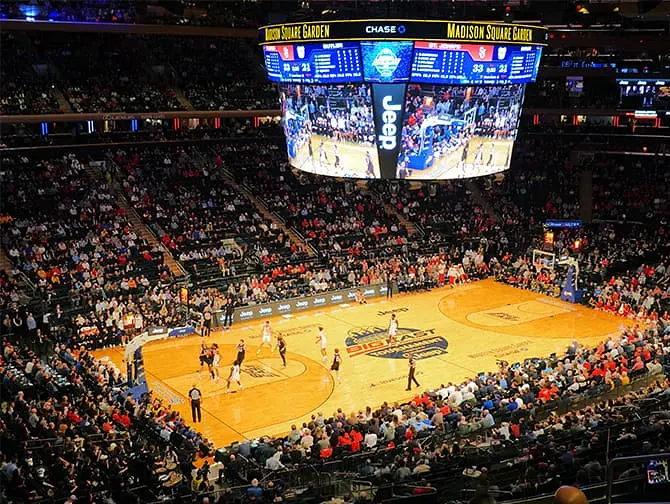 Basket universitario a New York - Madison Square Garden
