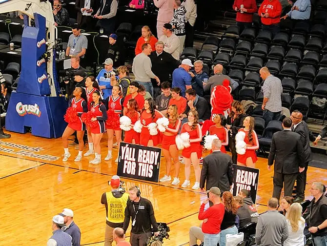 Basket universitario a New York - Tifosi