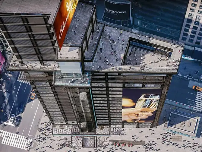 Cosa vedere a Times Square - One Times Square Skywalk