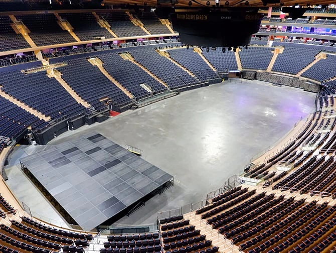 Tour del Madison Square Garden - Arena sportiva e concertistica