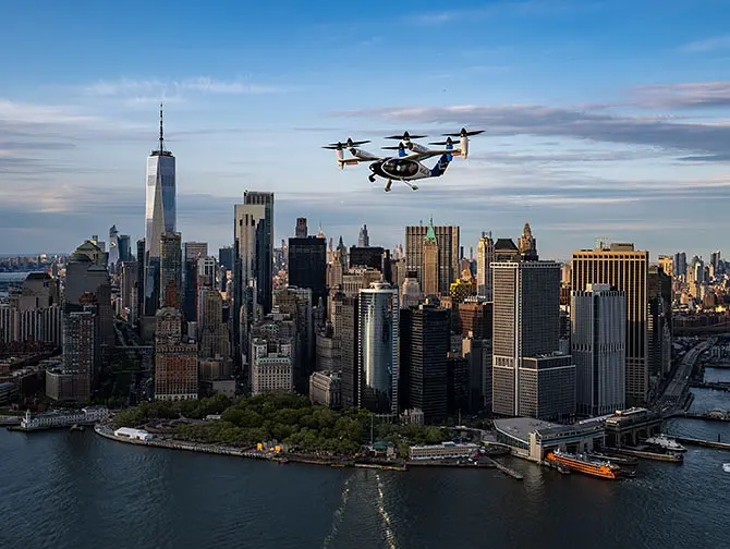 Joby Aviation taxi aereo elettrico da JFK a Manhattan - Volo di 7 minuti dall'Aeroporto alla città