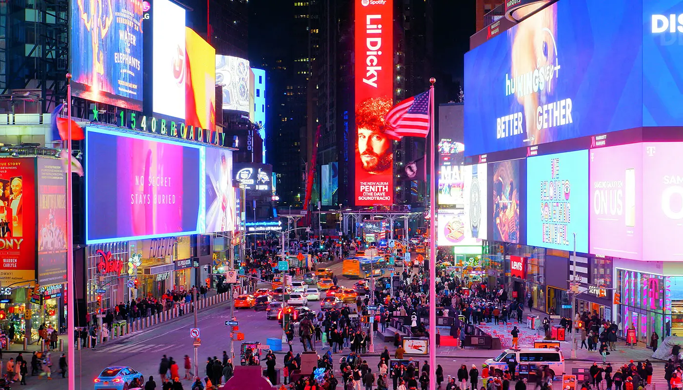 Visitare New York in 4 giorni - Vai a Times Square nella tua prima serata a New York