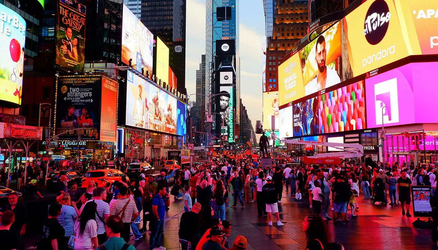 Itinerario di 6 giorni a New York - Prima impressione di Times Square