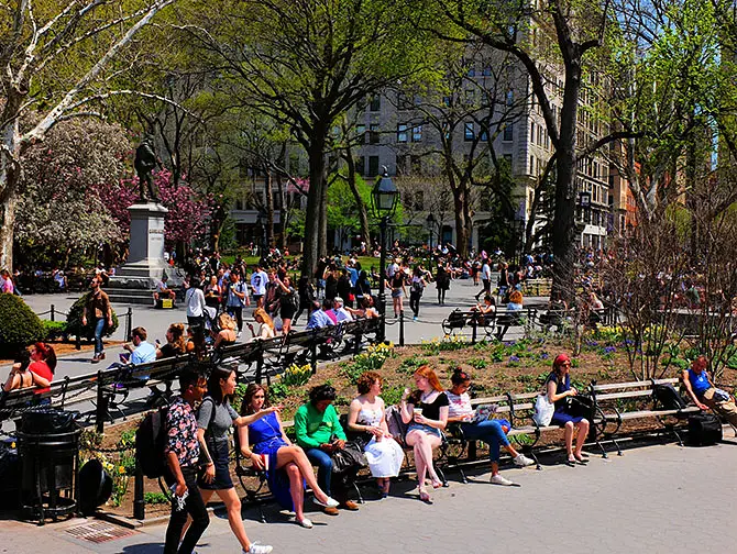 Washington Square Park a New York - Cuore della New York University