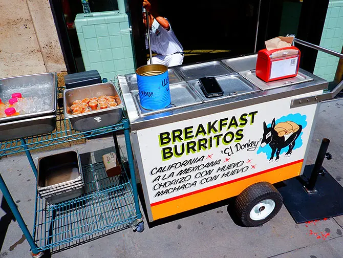Colazione a New York - Carretto El Donkey Burrito