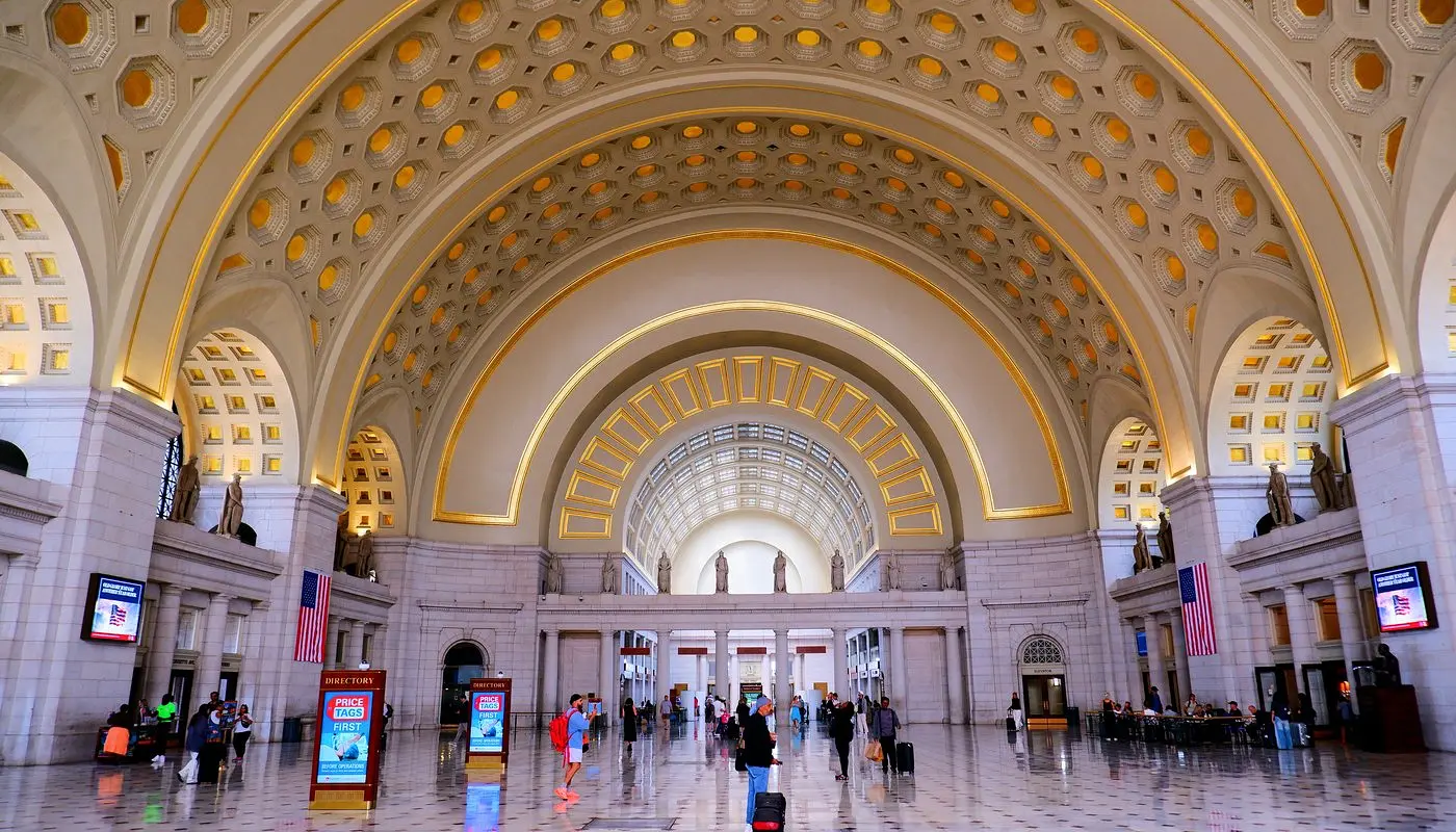Come visitare Washington D.C. da New York - Stazione ferroviaria