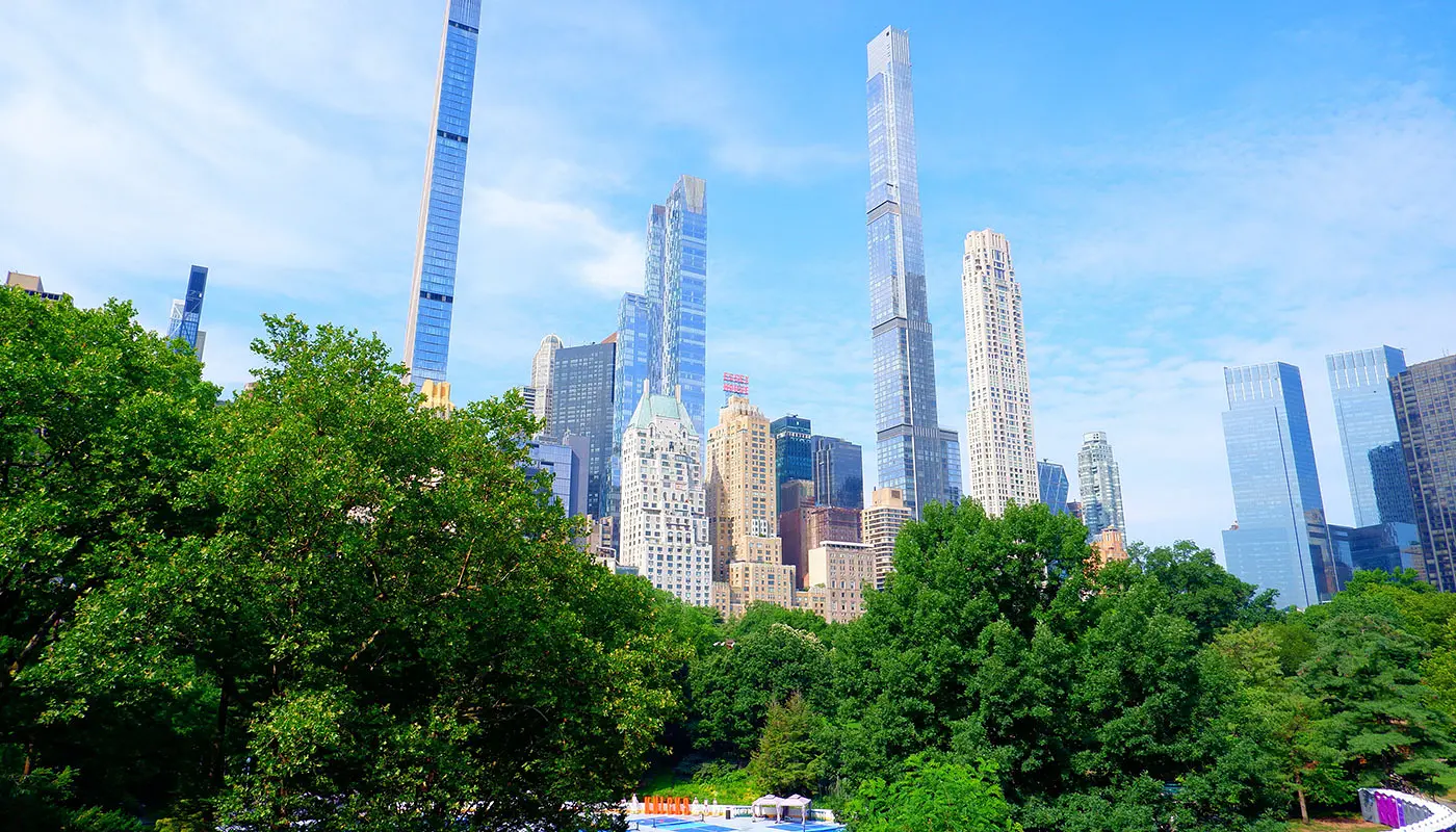 Itinerario a piedi a Central Park, New York - Scorcio dell'itinerario a piedi