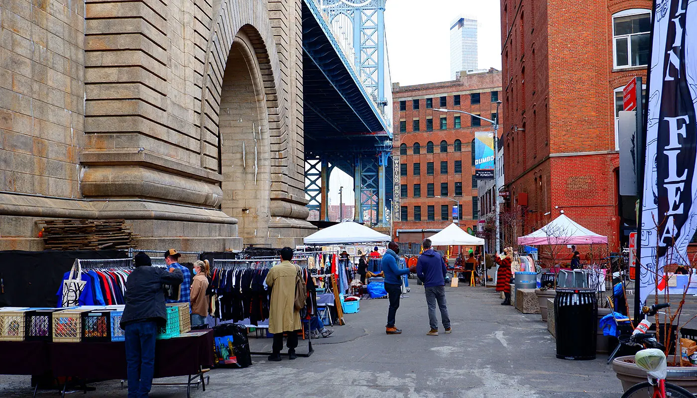 Itinerario a piedi DUMBO - Brooklyn Bridge a New York - Impressione dell'itinerario a piedi