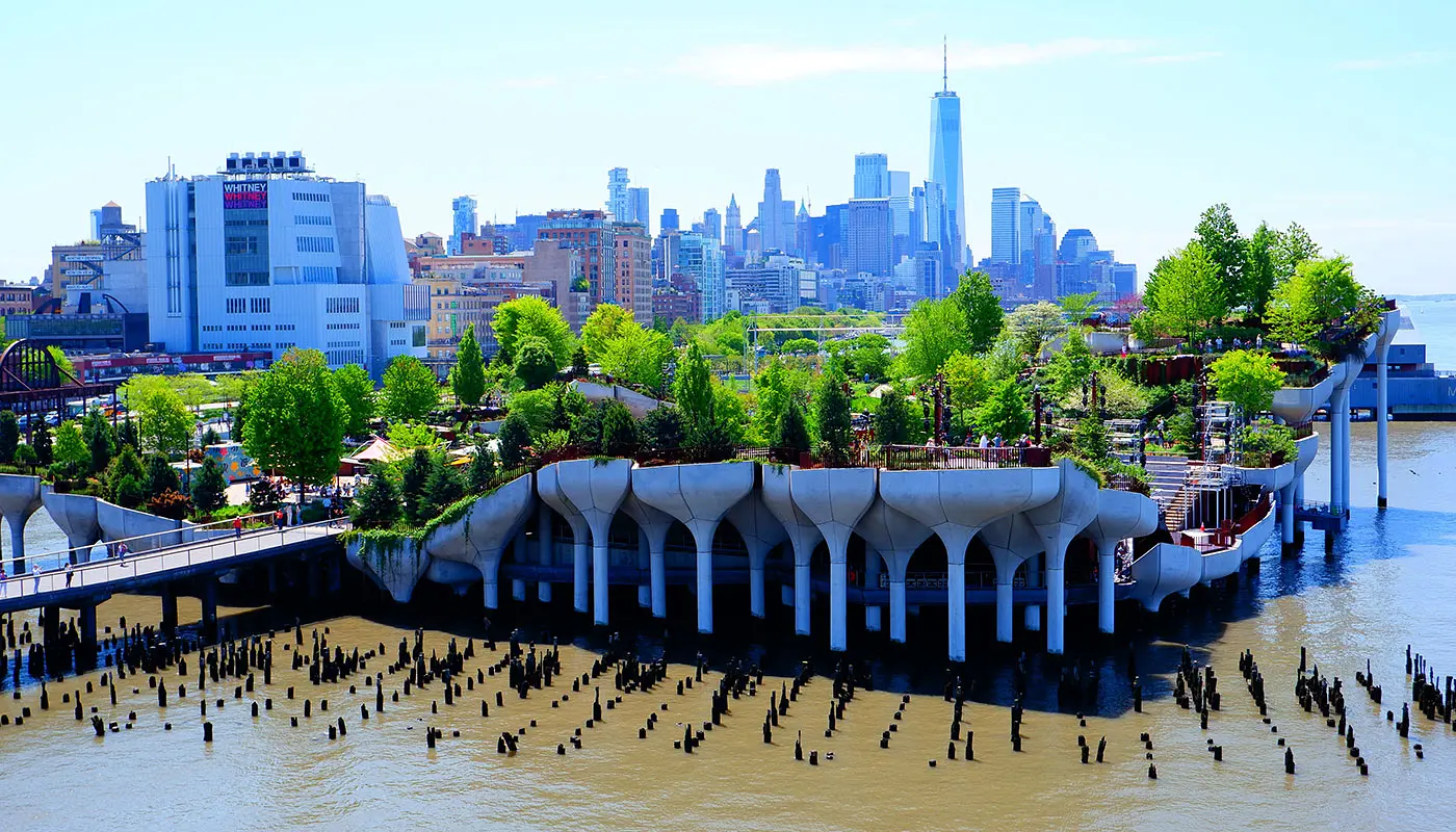 Itinerario a piedi High Line Park - Hudson Yards a New York - Scopri diversi aspetti di New York